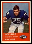 1963 Fleer #29  Ken Rice  Front Thumbnail