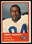 1963 Fleer #27  Ernie Warlick  Front Thumbnail