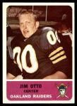 1962 Fleer #72  Jim Otto  Front Thumbnail