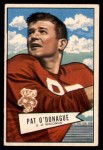 1952 Bowman Small #117  Pat O'Donahue  Front Thumbnail