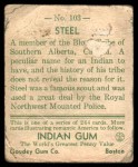 1933 Goudey Indian Gum #103   Steel  Back Thumbnail
