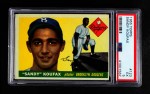 1955 Topps #123 Sandy Koufax Front Thumbnail