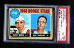 1968 Topps #247 - Johnny Bench / Ron Tompkins Reds Rookies Front Thumbnail