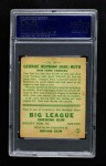 1933 Goudey #144 Babe Ruth Back Thumbnail