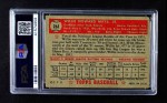 1952 Topps #261 Willie Mays Back Thumbnail