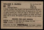 1952 Bowman Large #60  Ed McColl  Back Thumbnail