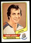 1976 O-Pee-Chee WHA #80  Andre Lacroix  Front Thumbnail