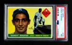 1955 Topps #123 Sandy Koufax Front Thumbnail