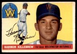 1955 Topps #124 Harmon Killebrew Front Thumbnail