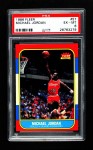 1986 Fleer #57 Michael Jordan Front Thumbnail