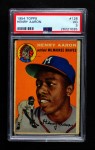 1954 Topps #128 Hank Aaron Front Thumbnail