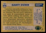 1982 Topps #209  Gary Dunn  Back Thumbnail