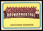 1963 Topps CFL #67   Saskatchewan Rough Riders Front Thumbnail