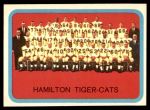 1963 Topps CFL #39   Hamilton Tiger-Cats Front Thumbnail