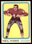 1963 Topps CFL #62  Neil Habig  Front Thumbnail