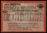 1983 Topps #114  Jeff Groth  Back Thumbnail