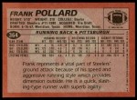 1983 Topps #364  Frank Pollard  Back Thumbnail