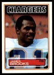 1983 Topps #372  James Brooks  Front Thumbnail