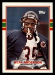 1989 Topps #64  Neal Anderson  Front Thumbnail