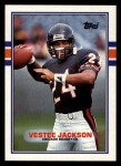 1989 Topps #72  Vestee Jackson  Front Thumbnail
