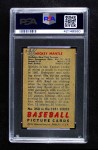 1951 Bowman #253 Mickey Mantle Back Thumbnail