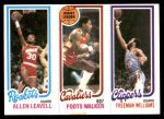 1980 Topps   -  Allen Leavell / Foots Walker / Freeman Williams 106 / 53 / 223 Front Thumbnail