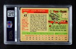 1955 Topps #47 Hank Aaron Back Thumbnail