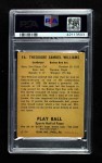 1941 Play Ball #14 Ted Williams Back Thumbnail