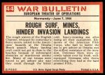 1965 Philadelphia War Bulletin #44   Storm and Steel Back Thumbnail