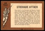 1966 A and BC England Battle #22   Stockade Attack Back Thumbnail