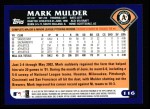 2003 Topps #116  Mark Mulder  Back Thumbnail