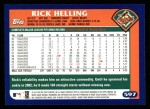 2003 Topps #597  Rick Helling  Back Thumbnail