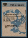 1981 Topps #131 E  -  Mike Rogers Super Action Back Thumbnail