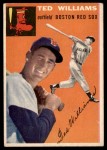 1954 Topps #1 WHT Ted Williams Front Thumbnail