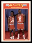 1989 Fleer #165   -  Dominique Wilkins / Moses Malone All-Star Front Thumbnail