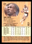 1991 Fleer #171  Terry Porter  Back Thumbnail