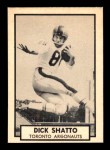 1962 Topps CFL #145  Dick Shatto  Front Thumbnail