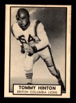 1962 Topps CFL #11  Tom Hinton  Front Thumbnail