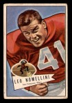 1952 Bowman Small #125  Leo Nomellini  Front Thumbnail