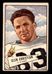 1952 Bowman Small #54  Glen Christian  Front Thumbnail
