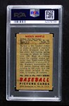 1951 Bowman #253 Mickey Mantle Back Thumbnail