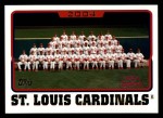 2005 Topps #664   St. Louis Cardinals Team Front Thumbnail