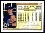 1999 Topps #4  John Flaherty  Back Thumbnail