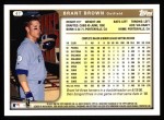 1999 Topps #47  Brant Brown  Back Thumbnail