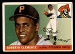 1955 Topps #164 Roberto Clemente Front Thumbnail