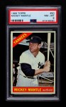 1966 Topps #50 Mickey Mantle Front Thumbnail