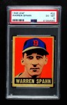 1948 Leaf #32 Warren Spahn Front Thumbnail