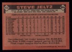 1986 Topps #453  Steve Jeltz  Back Thumbnail