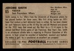 1952 Bowman Small #65  Jerome Smith  Back Thumbnail