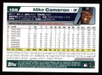 2004 Topps #156  Mike Cameron  Back Thumbnail